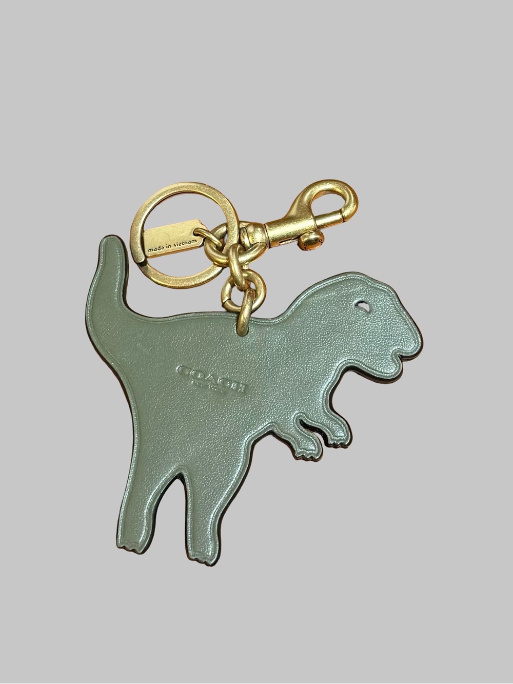 COACH Authentic Rexy Bag/Keychain Charm - Picture 3 of 5